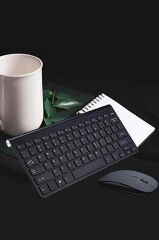 Klavye Mouse Seti Akıllı Kablosuz TMK05 Siyah