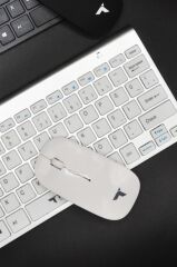 Klavye Mouse Seti Akıllı Kablosuz TMK05 Siyah