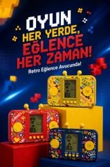 Oyun Kolu Atari Joystick Tetris Gameboy GC016 Kırmızı
