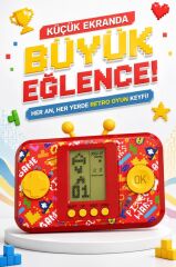 Oyun Kolu Atari Joystick Tetris Gameboy GC016 Kırmızı