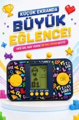 Oyun Kolu Atari Joystick Tetris Gameboy GC016 Lacivert