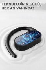 Lenovo Thinkplus Bluetooth Kulaklık Akıllı Dijital Göstergeli 5.4 Kablosuz Kulaklık LK2 Gri Siyah