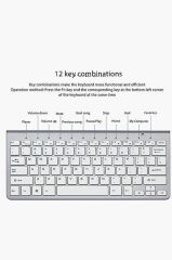 TORİMA TMK-05 Beyaz Akıllı Kablosuz Klavye Fare Seti