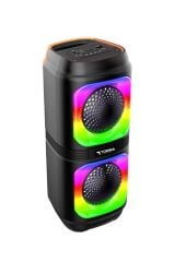 Bluetooth Hoparlör Rgb Işıklı TWS Destekli Speaker D19 Siyah