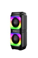 Bluetooth Hoparlör Rgb Işıklı TWS Destekli Speaker D19 Siyah