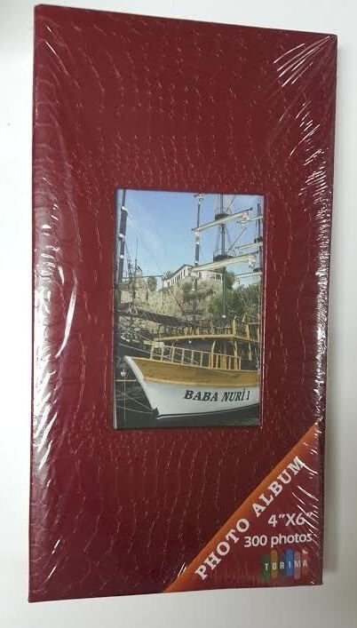 Fotoğraf Albümü 300'lük 4X6 (10X15) Albüm Kırmızı