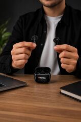 Bluetooth Kulaklık Kulak İçi Kablosuz Kulaklık G90 Siyah