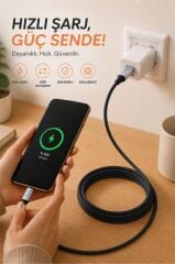 Şarj Kablosu Lightning Silikon 3.0A Data Kablo U15 Siyah