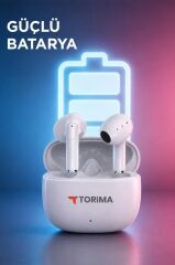 Bluetooth Kulaklık Kulak İçi Kablosuz Kulaklık G90 Beyaz