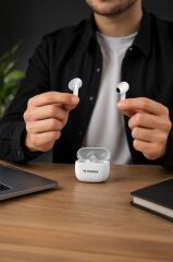 Bluetooth Kulaklık Kulak İçi Kablosuz Kulaklık G90 Beyaz
