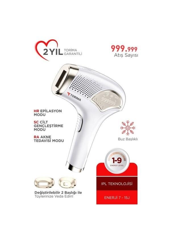 Torima Ipl Buz Başlıklı Lazer Epilasyon 999.999 Atım Dokunmatik Ekran Vücut Lazer Cihazı