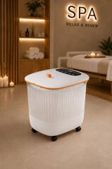 Lenovo N3 CF618 Akıllı Sulu Ayak Masaj Cihazı Isıtmalı Ayak Banyo Kovası Beyaz