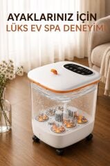 Lenovo N3 CF618 Akıllı Sulu Ayak Masaj Cihazı Isıtmalı Ayak Banyo Kovası Beyaz