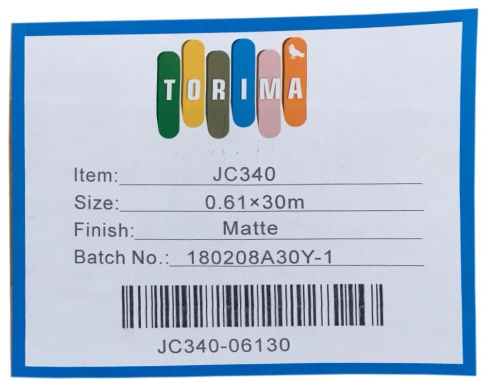 Torima JC340 Cotton Polyester Canvas Matte 380gr 0.61x30 Metre