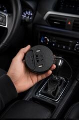 Araç Şarj Aleti Çakmaklık İnvertör & Şarj Cihazı 220V Priz+USB & Type-C Araba Çakmaklık G22 Siyah
