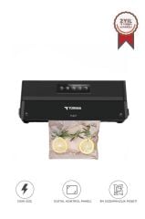 Torima VS-22 Siyah Gıda Mühürleme Vakum Makinesi Yiyecek Tazeliği Koruma Ev Restoran-Vakum Poşeti Hediyeli