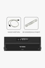 Torima VS-22 Siyah Gıda Mühürleme Vakum Makinesi Yiyecek Tazeliği Koruma Ev Restoran-Vakum Poşeti Hediyeli