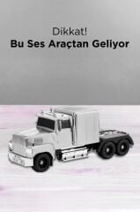 Bluetooth Hoparlör Tır Tasarımlı FM AUX USB Destekli Speaker D50 Beyaz