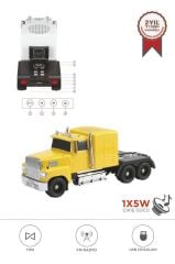 Torima D50 Sarı Tır Bluetooth Hoparlör FM-AUX-USB Destekli Speaker Hoparlör