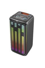 Torima KTS-1911 Siyah Mikrofonlu Kumandalı RGB Ledli Taşınabilir Bluetooth Hoparlör Parti Speaker