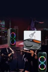 Torima BTS-2175 Bluetooth 5.3 Kablosuz Hoparlör – 2x5W Çift Hoparlör, FM Radyo, AUX, TF Kart, USB, 1200mAh Pil