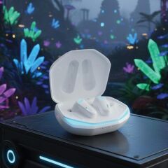 Bluetooth Kulaklık Kulak İçi Tws Oyuncu Kulaklık GM2 Pro Beyaz