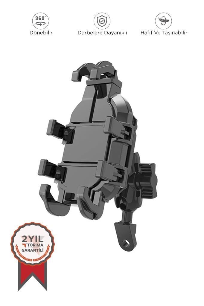 Torima Siyah JX-043 Car Holder Araç Içi ve Bisiklet Telefon Tutucu