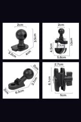 Torima Siyah JX-043 Car Holder Araç Içi ve Bisiklet Telefon Tutucu