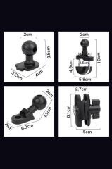 Telefon Tutucu Bisiklet Araç İçi Oto Aksesuarları JX043 Siyah