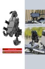 Telefon Tutucu Bisiklet Araç İçi Oto Aksesuarları JX043 Siyah