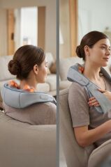 Şarjlı Masaj Cihazı İnsan Eli Hissi Veren Boyun Sırt ve Bacak Masaj Cihazı VNB01 Gri