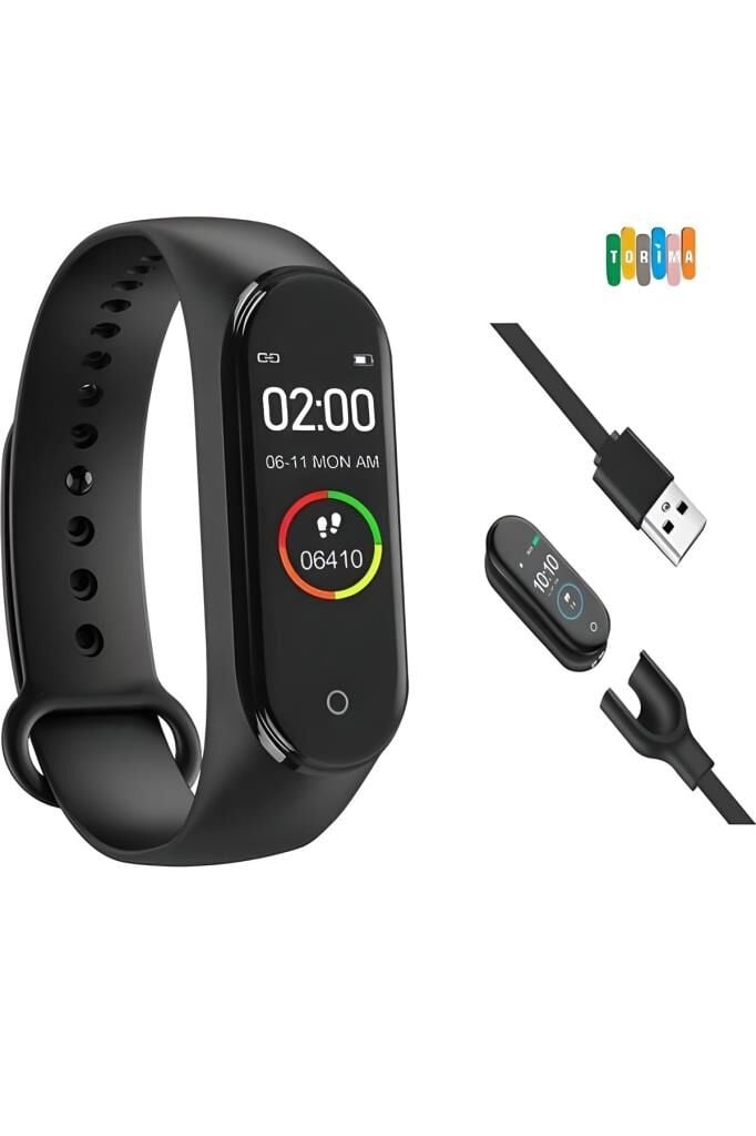 Akıllı Bileklik Band M4 Siyah