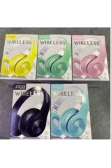 P68 Bluetooth Kablosuz Stereo Kulaklık - Sarı