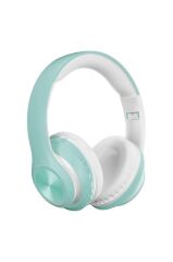Bluetooth Kulaklık Kulak Üstü Kablosuz Stereo Kulaklık P68 Turkuaz