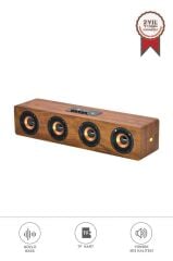 Torima KTS-1108 Ahşap Kasa Bluetooth Hoparlör | 4 Hoparlör | Ahşap Tasarım | AUX USB TF Kart Girişli Kablosuz Speaker