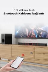Torima KTS-2035 Siyah 30 W Usb Tf Aux Girişli Suwoofer Soundbar Ev Sinema Sistemi