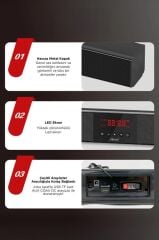 Torima KTS-2035 Siyah 30 W Usb Tf Aux Girişli Suwoofer Soundbar Ev Sinema Sistemi