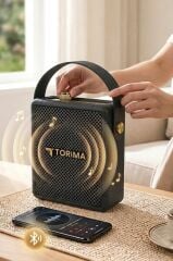Bluetooth Hoparlör Taşınabilir Tasarımlı Speaker D21 Siyah