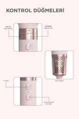 Saç Şekillendirme ve Kurutma Seti 7in1 Hava Üflemeli Fön Makinesi Airwrap Compact THD01 Pembe