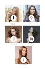 Torima THD-01 Pembe 7 In 1 Hava Üflemeli Saç Şekillendirici Airwrap Compact Saç Kurutma Fön Makinesi