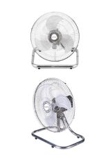 Vantilatör 3 Pervaneli 3 Kademeli Ayarlanabilir Ayaklı 18 Inc 55W Fan SF03 Gümüş