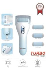 Torima BCM-1138T Beyaz LED Ekran Göstergeli Turbo Modlu Su Geçirmez Ayak Bakım Törpüsü