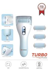 Ayak Bakım Törpüsü Su Geçirmez Led Ekranlı Turbo Modlu Törpü BCM 1138T Beyaz