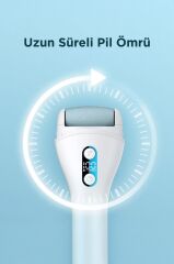 Torima BCM-1138T Beyaz LED Ekran Göstergeli Turbo Modlu Su Geçirmez Ayak Bakım Törpüsü