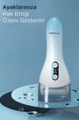 Torima BCM-1138T Beyaz LED Ekran Göstergeli Turbo Modlu Su Geçirmez Ayak Bakım Törpüsü