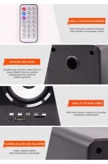 TORİMA D23 Siyah Bluetooth Hoparlör 3.5mm Jack Kablolu Bilgisayar Hoparlörü