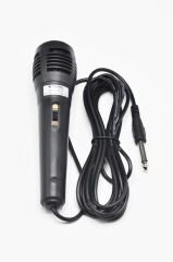 Kablolu Mikrofon 3M Jack Girişli Mikrofon M01 Siyah
