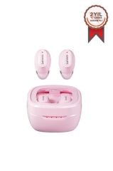 Lenovo XT62 kulaklık Bluetooth 5.3 kablosuz kulakiçi kulaklık HD çağrı Pembe