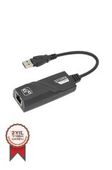 Ethernet Dönüştürücü USB 3.0 Çevirici Adaptörü YD74 Siyah
