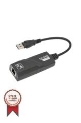 Ethernet Dönüştürücü USB 3.0 Çevirici Adaptörü YD74 Siyah